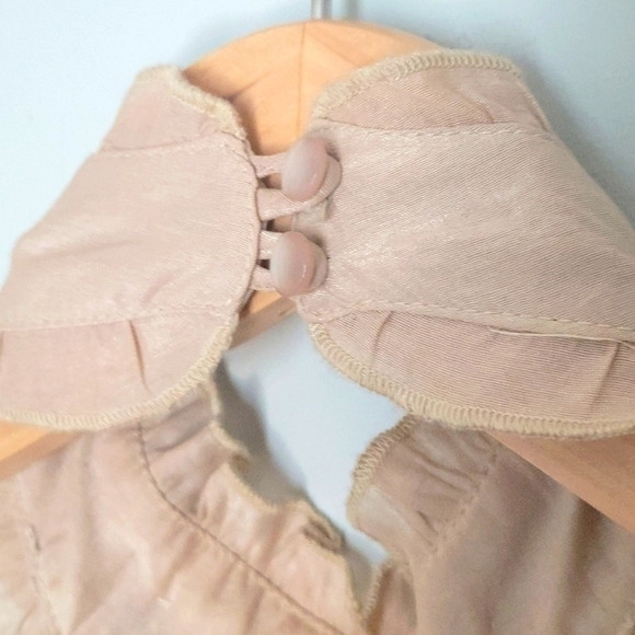 Vintage High Neck Ruffled Halter Blouse by Faisca - Picture 7 of 10